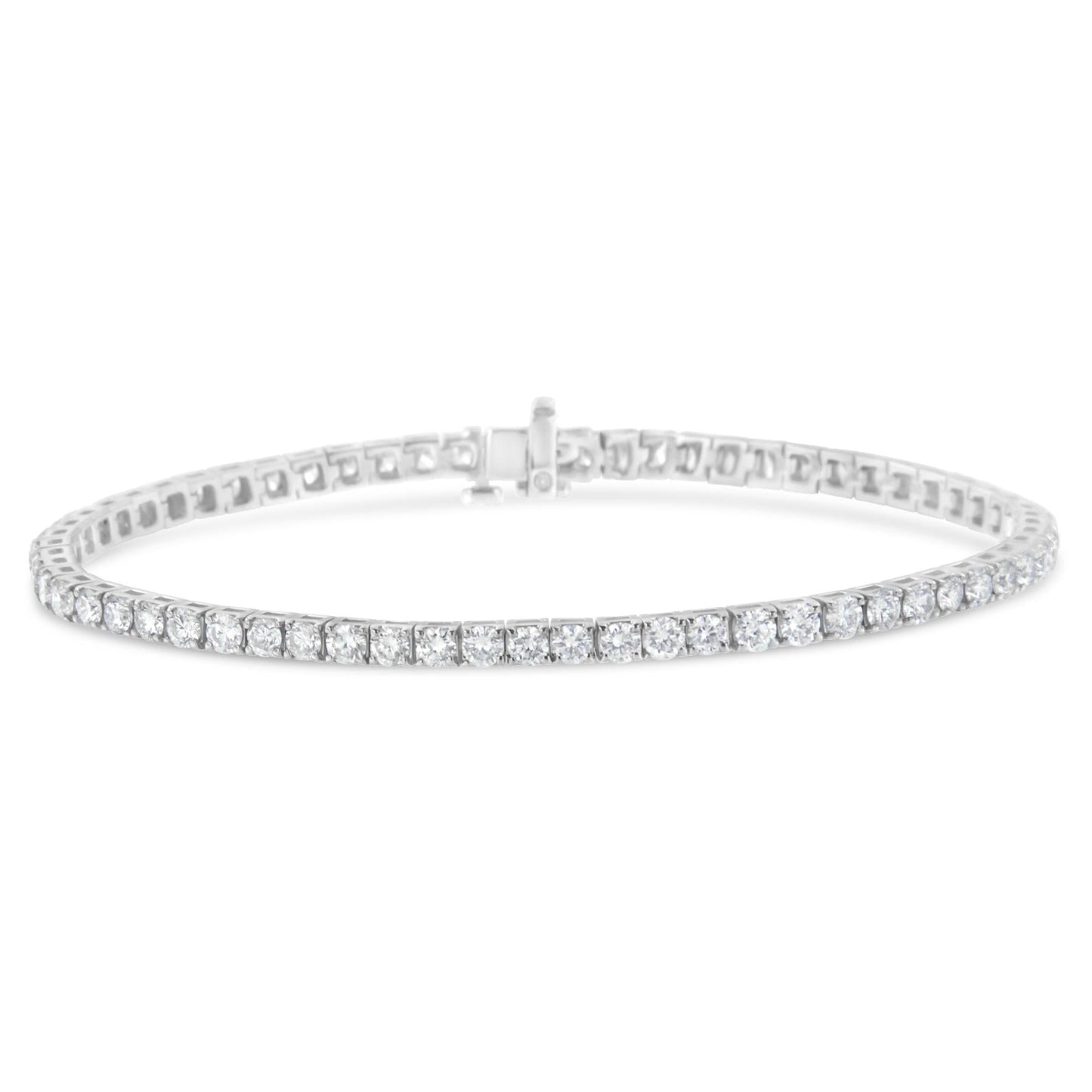 Tennis Bracelet IGI Certified Diamond 14K White Gold - Choice of Carat Weights