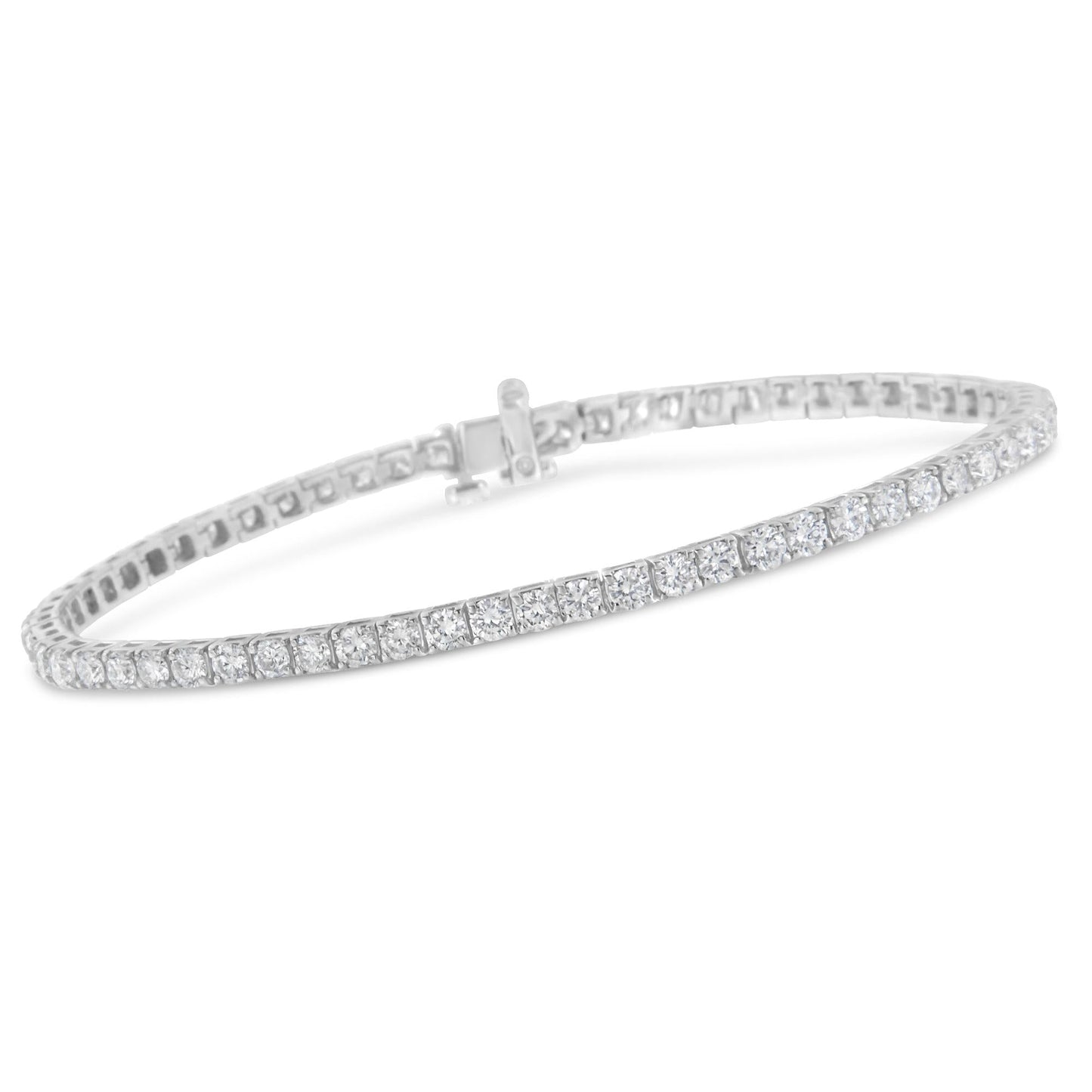 Tennis Bracelet IGI Certified Diamond 14K White Gold - Choice of Carat Weights